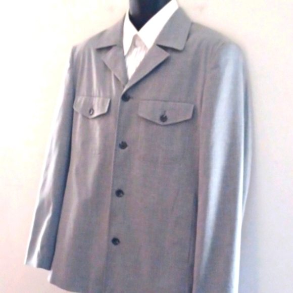 KENNETH COLE NEW YORK Modern Fit Blazer, 42L - Unique Design - Picture 5 of 7